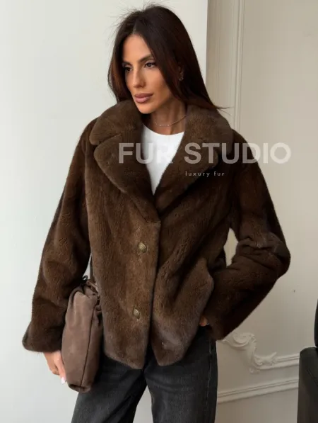 Норковый пиджак - фото 8