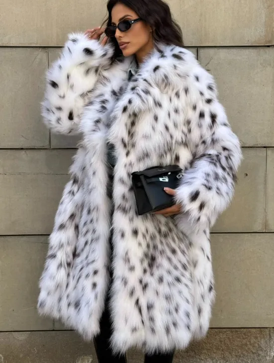 Шуба из меха лисы под рысь ручная работа Trend 2024 - фото 7