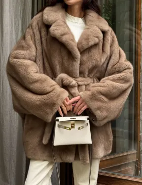 Шуба норковая летучая мышь - фото 2