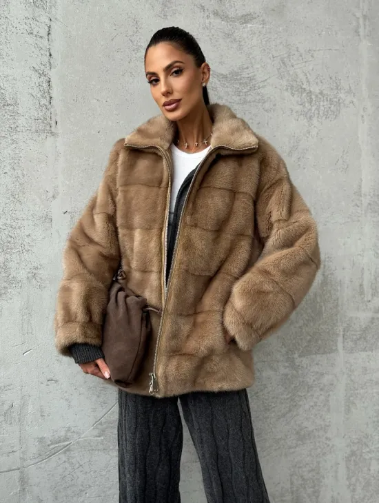 Норковая куртка - фото 11