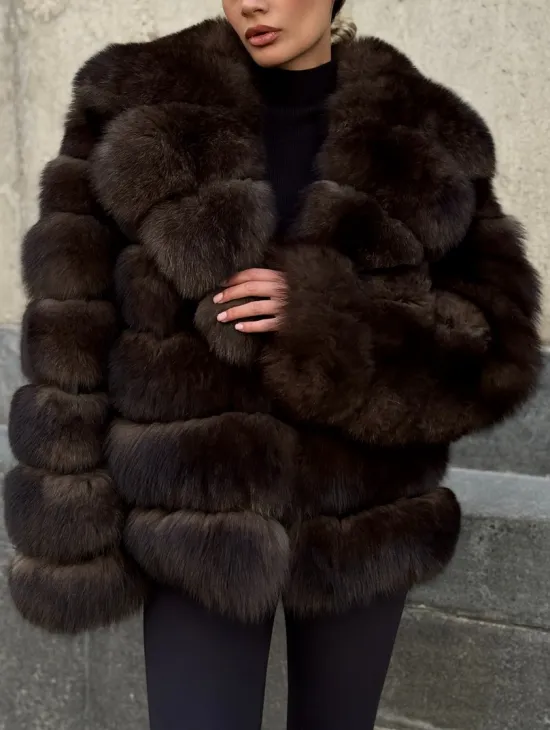 Шуба под соболь - фото 3