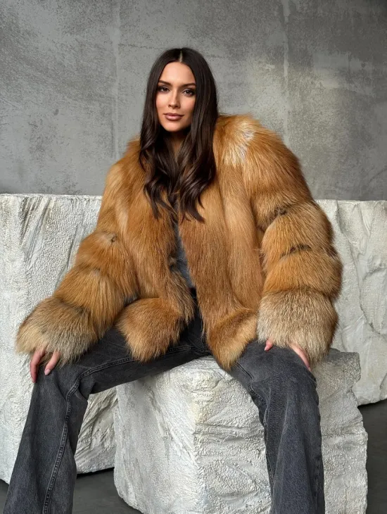 Шуба из лисы - фото 9