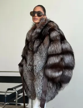 Шуба из лисы - летучая мышь - фото 6