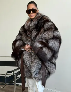 Шуба из лисы - летучая мышь - фото 0