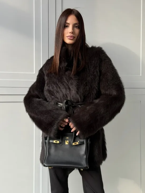 Женская дубленка из тосканы - фото 10