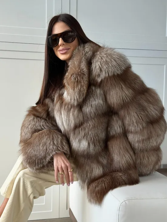Полушубок из финской лисы - фото 9